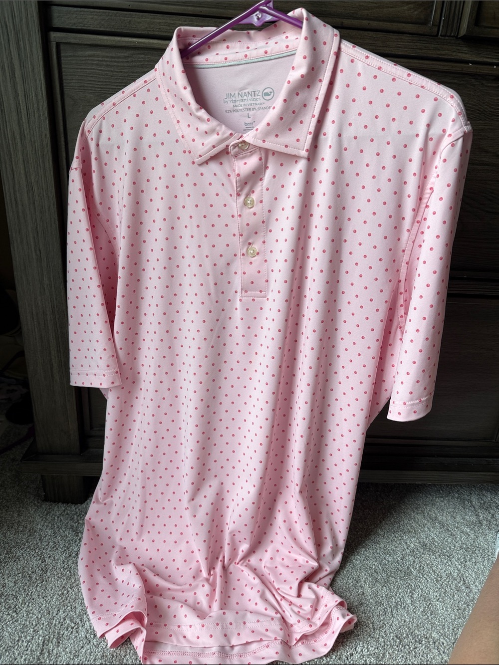 Jim Nantz by Vineyard Vines Dot Performance Polo